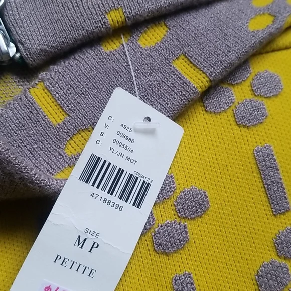 Maeve Quant sweater knit mini skirt size Medium petite new with tag - Picture 2 of 8